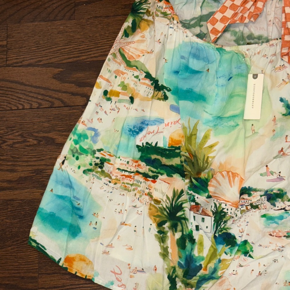 Celandine Strapless Patterned Bubble Mini Dress - Picture 12 of 13